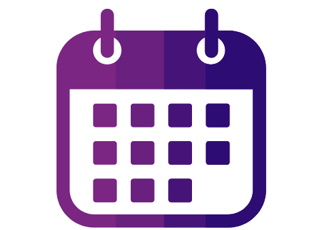 purple gradient calendar-1